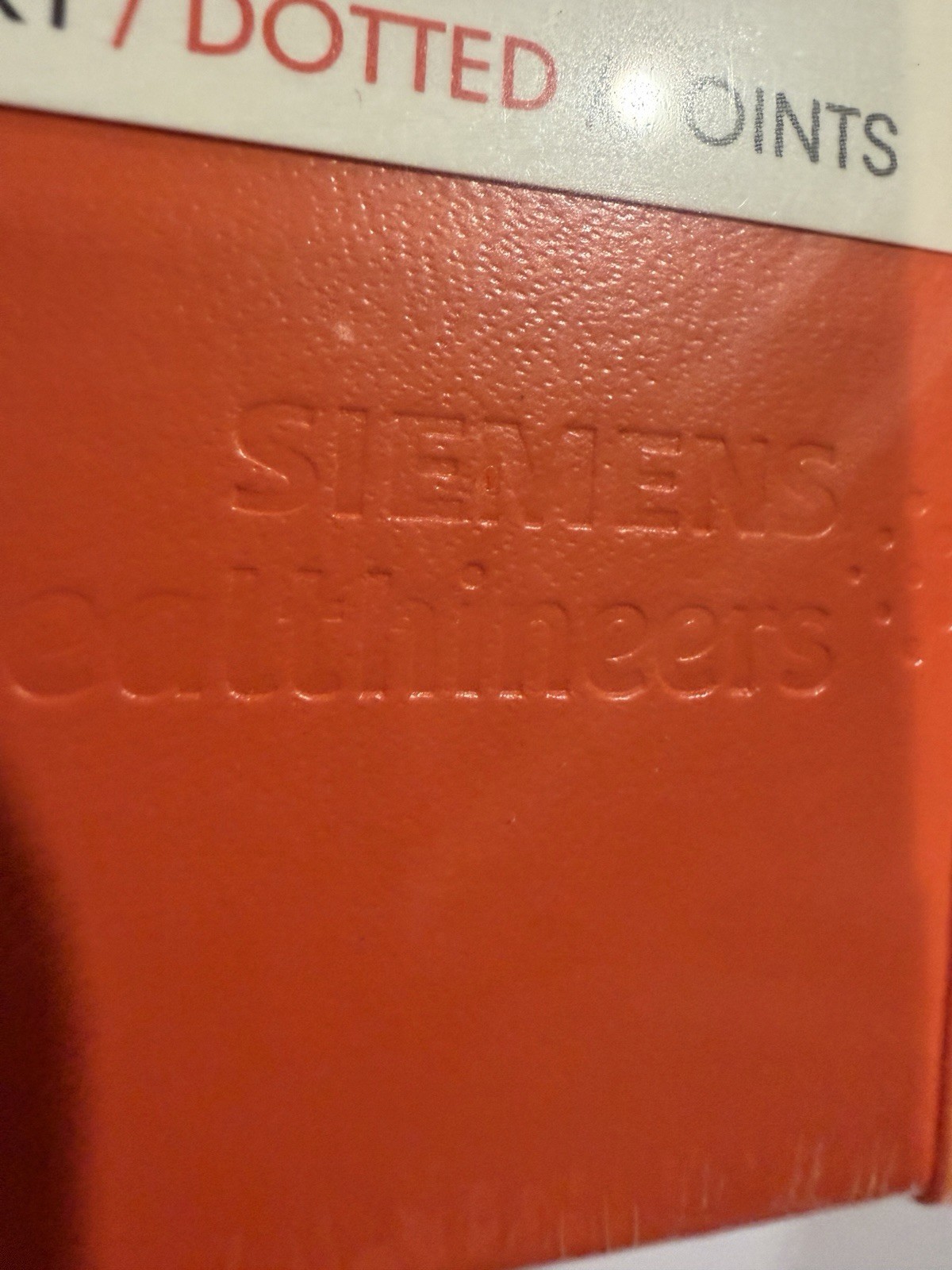 Orange Notebook, Blank – Siemens Healthineers Logo