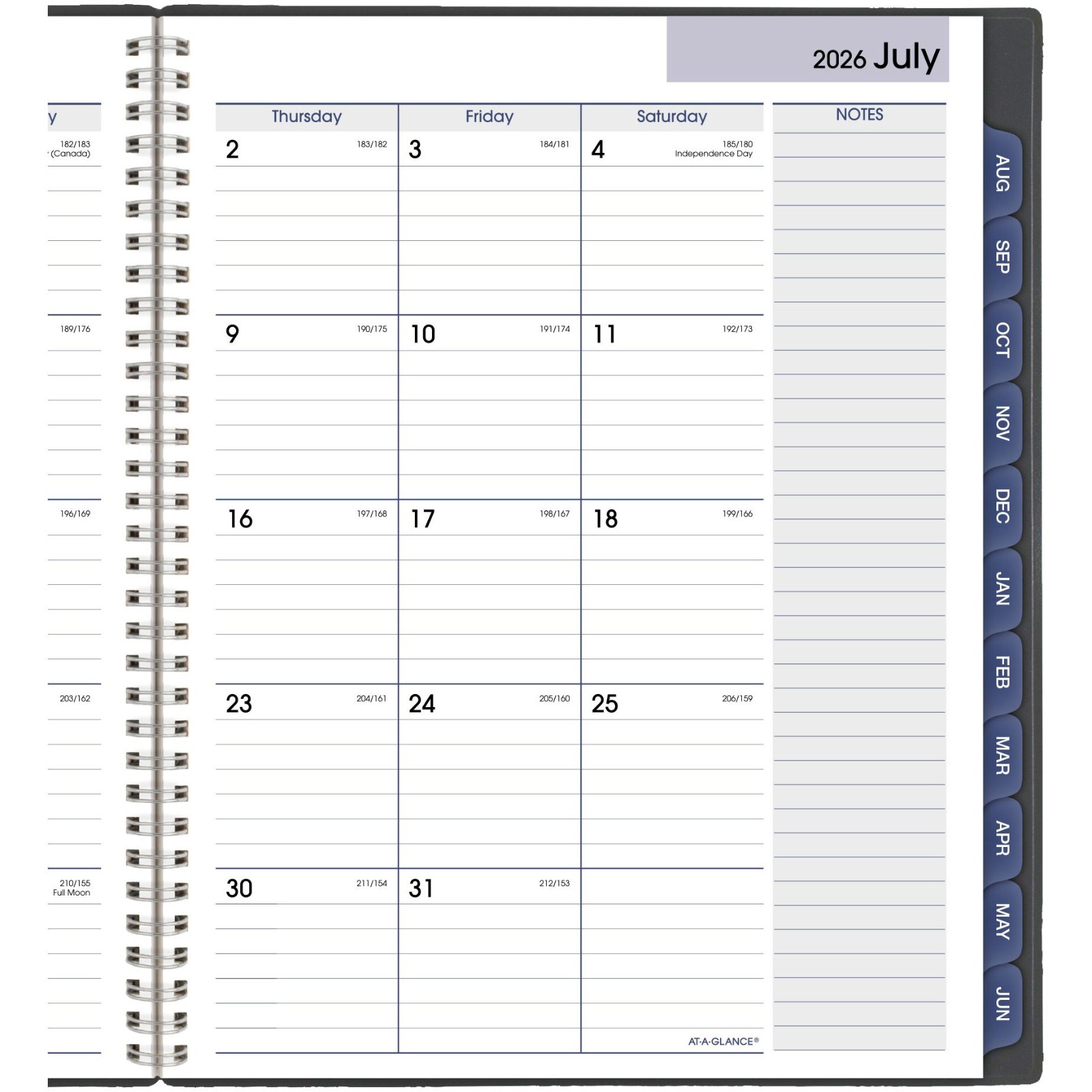At-A-Glance 2026-2027 AYC470-45 Academic Monthly Planner, 8-1/2 x 11″