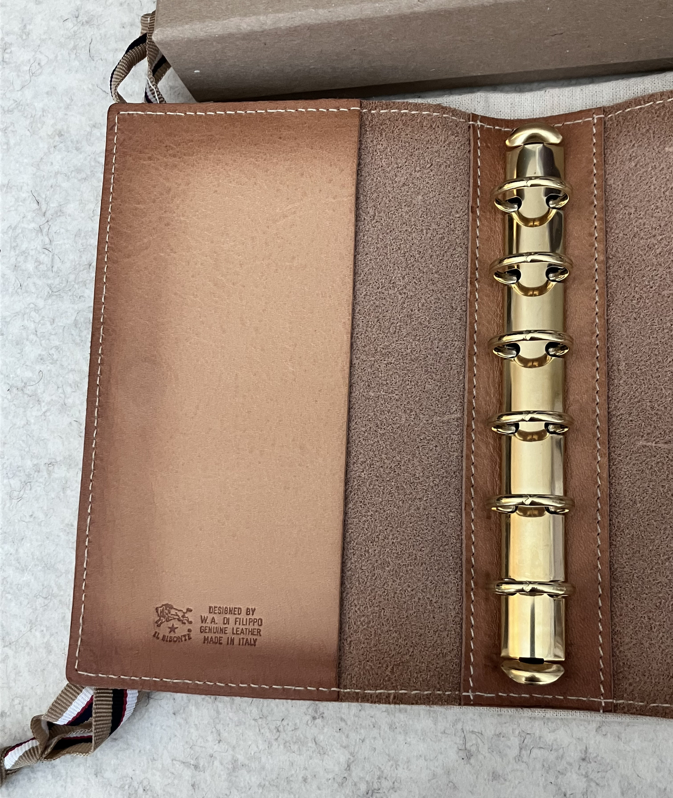 IL BISONTE A7(Pocket Size) Planner Cover in Color Natural