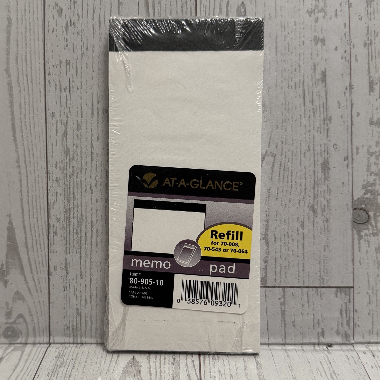 At-A-Glance 80-905-10 Memo Pad Made In USA Refill for 70-008, 70-543 70-064 New