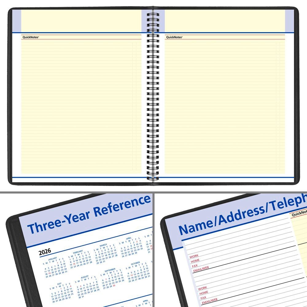 2026 At-A-Glance QuickNotes 76-01-05 Weekly Monthly Appointment Book 8 x 10″