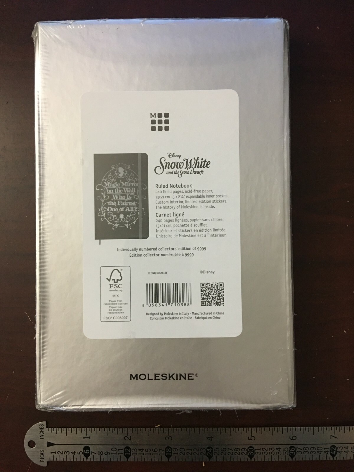 Moleskine Limited Edition, Disney Snow White Ruled Notebook Collector’s Box