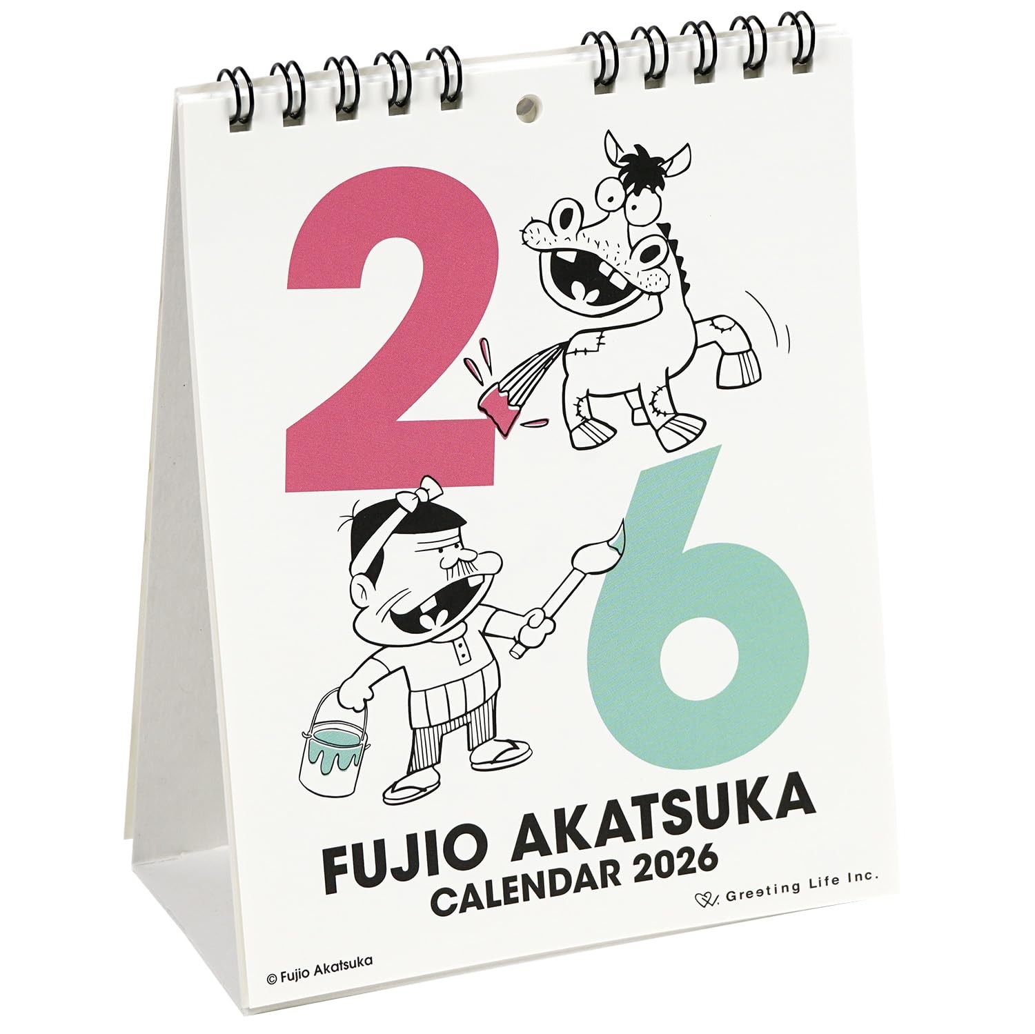 GreetingLife 2026 Calendar FUJIO AKATSUKA Bakabon C-1687-AF