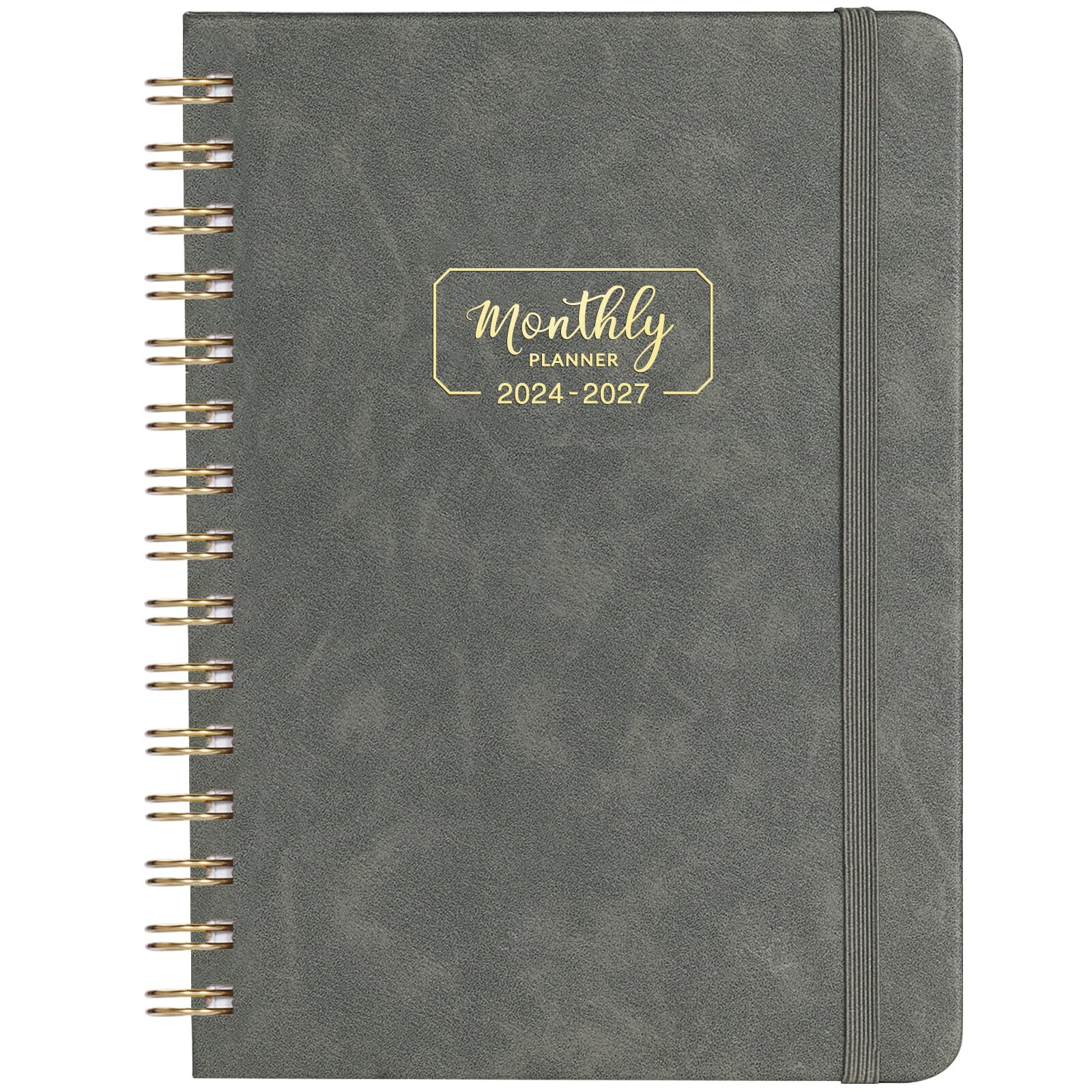 2024-2027 Monthly Planner/Calendar – 3 Year Monthly Planner with Tabs