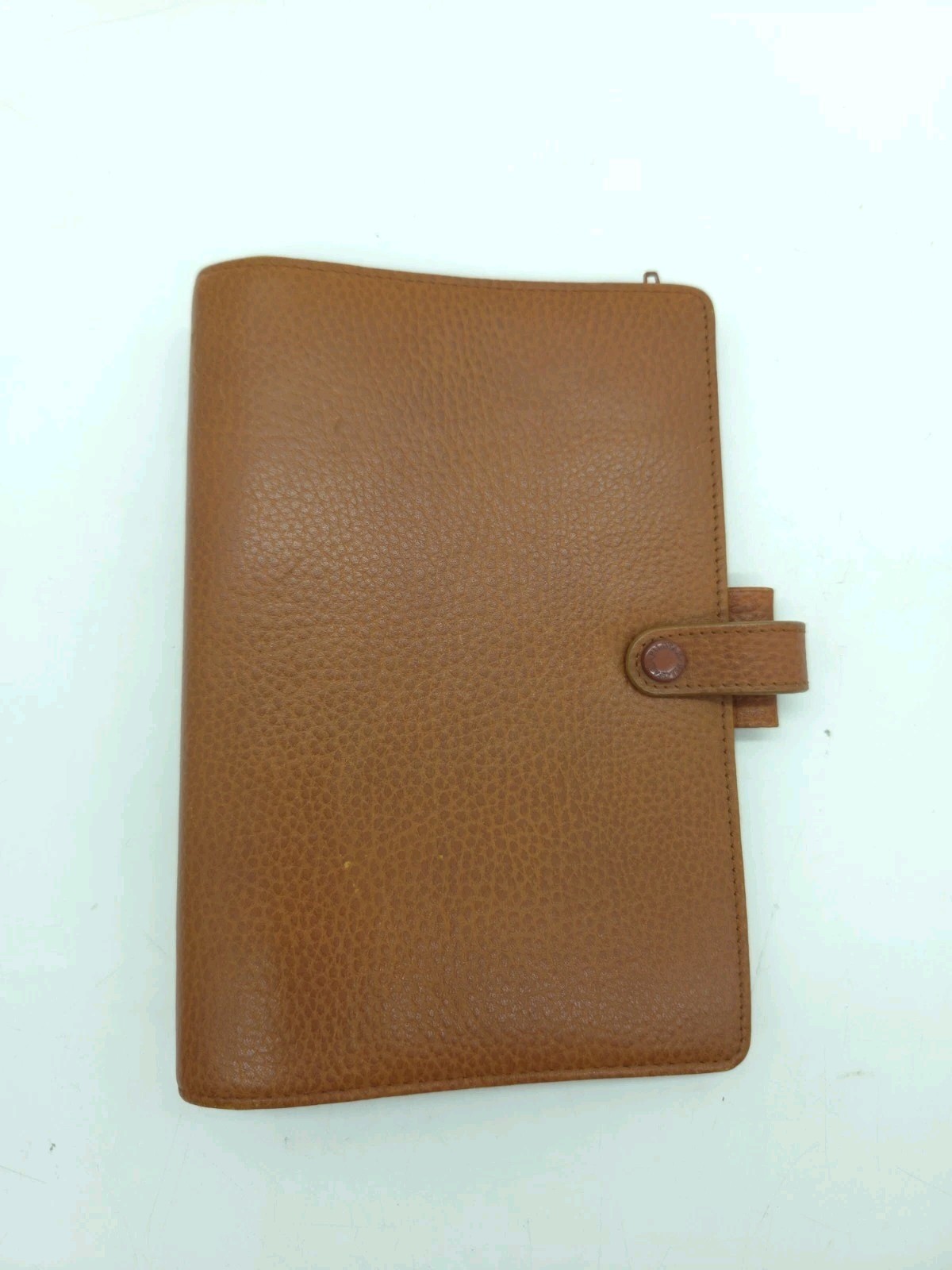 Filofax Personal Finsbury Brown Pebbled Leather Organizer Planner
