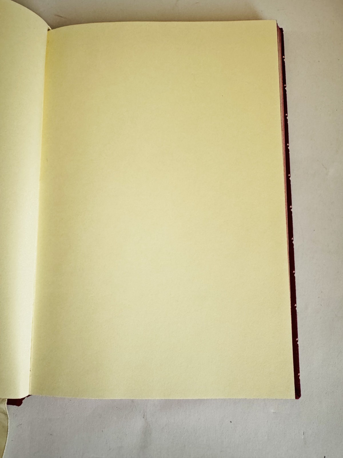 Vintage Laura Ashley Blank Journal Diary Sketchbook Burgundy Cloth HC Ribbon