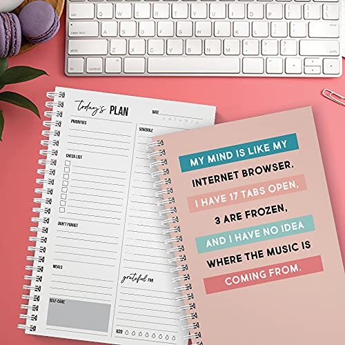 Internet Browser 5.5″ x 8.5″ Humorous Spiral Notebook/Journal, 120 Softcover