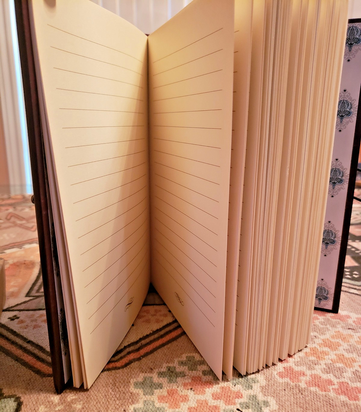 Penman Heirloom Wood Journal Cherry 240 Pages, never used, small wood scratch
