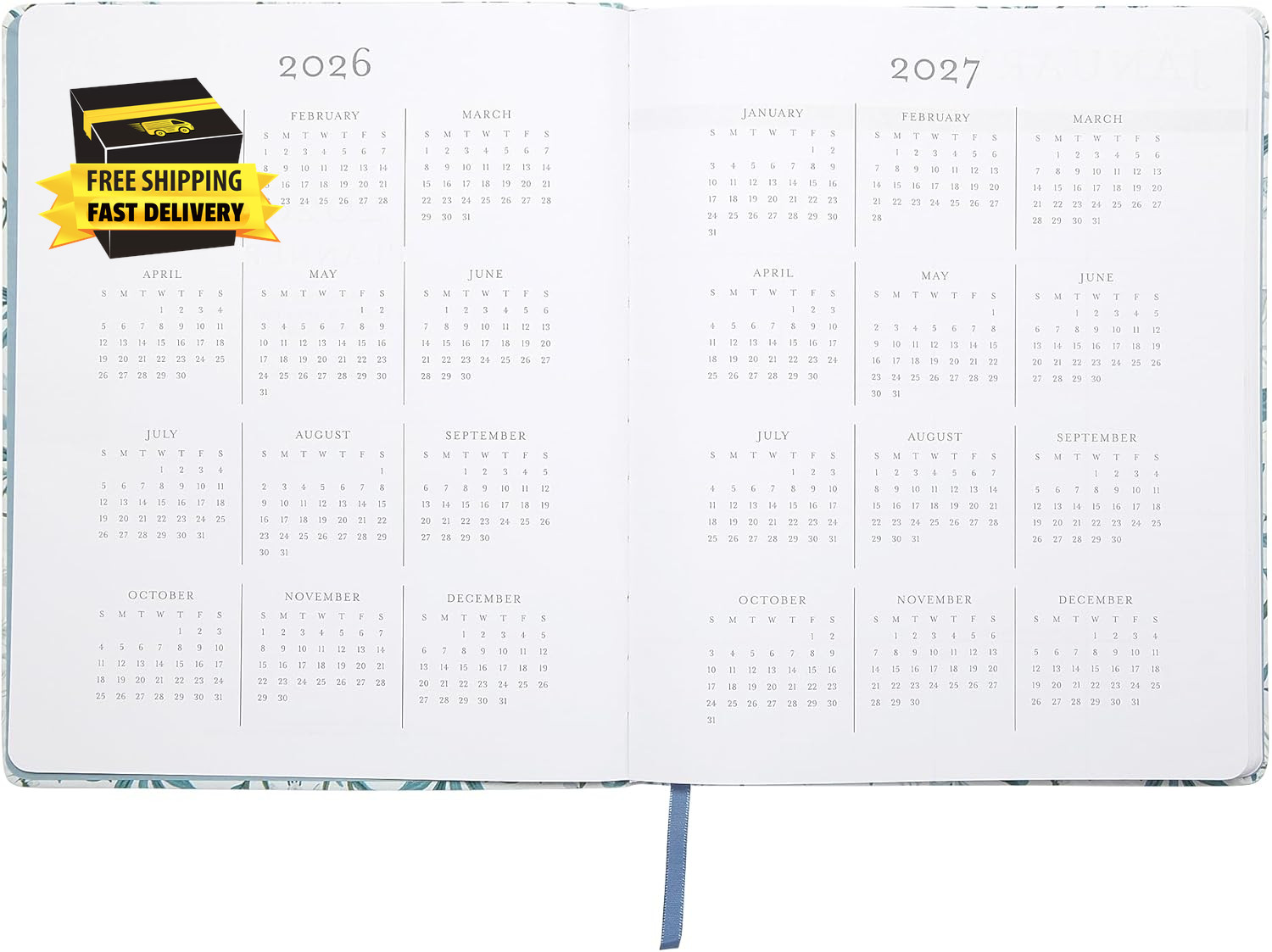 2026 Planner – Weekly and Monthly Planner – 8X10 and 6X8 Planning Notebook and C