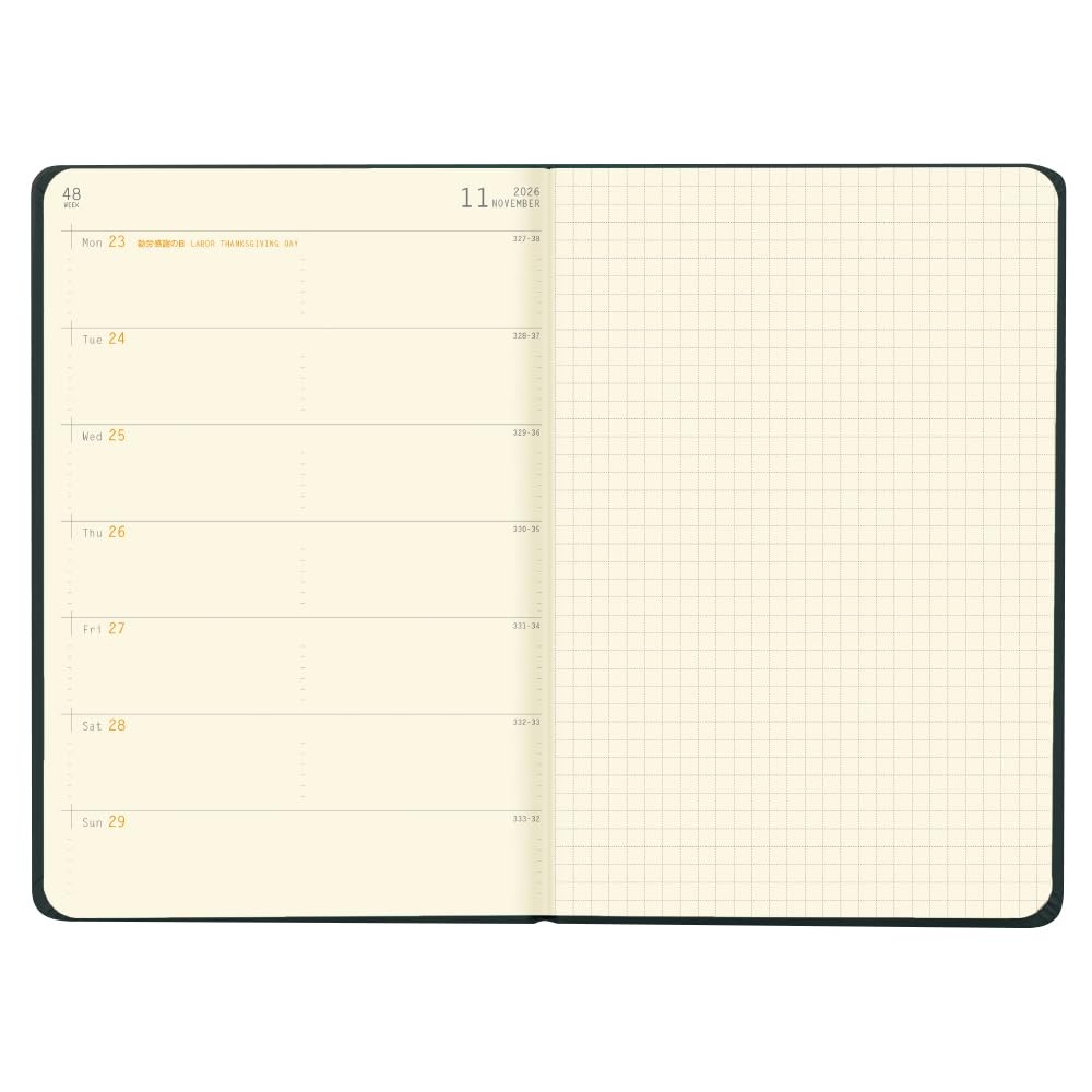 RHODIA Planner A5 Web Planner Weekly Holizontal Aubergine