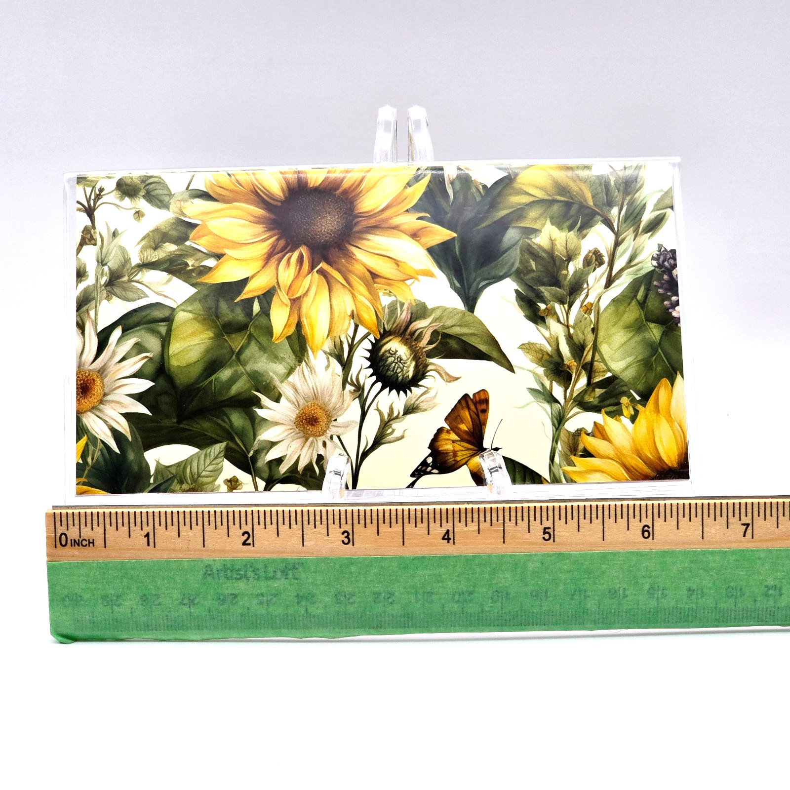 Floral Pocket Planer 2026-2027 Calendar Vinyl Cover Nature Flowers 6.5″ by 3 5/8