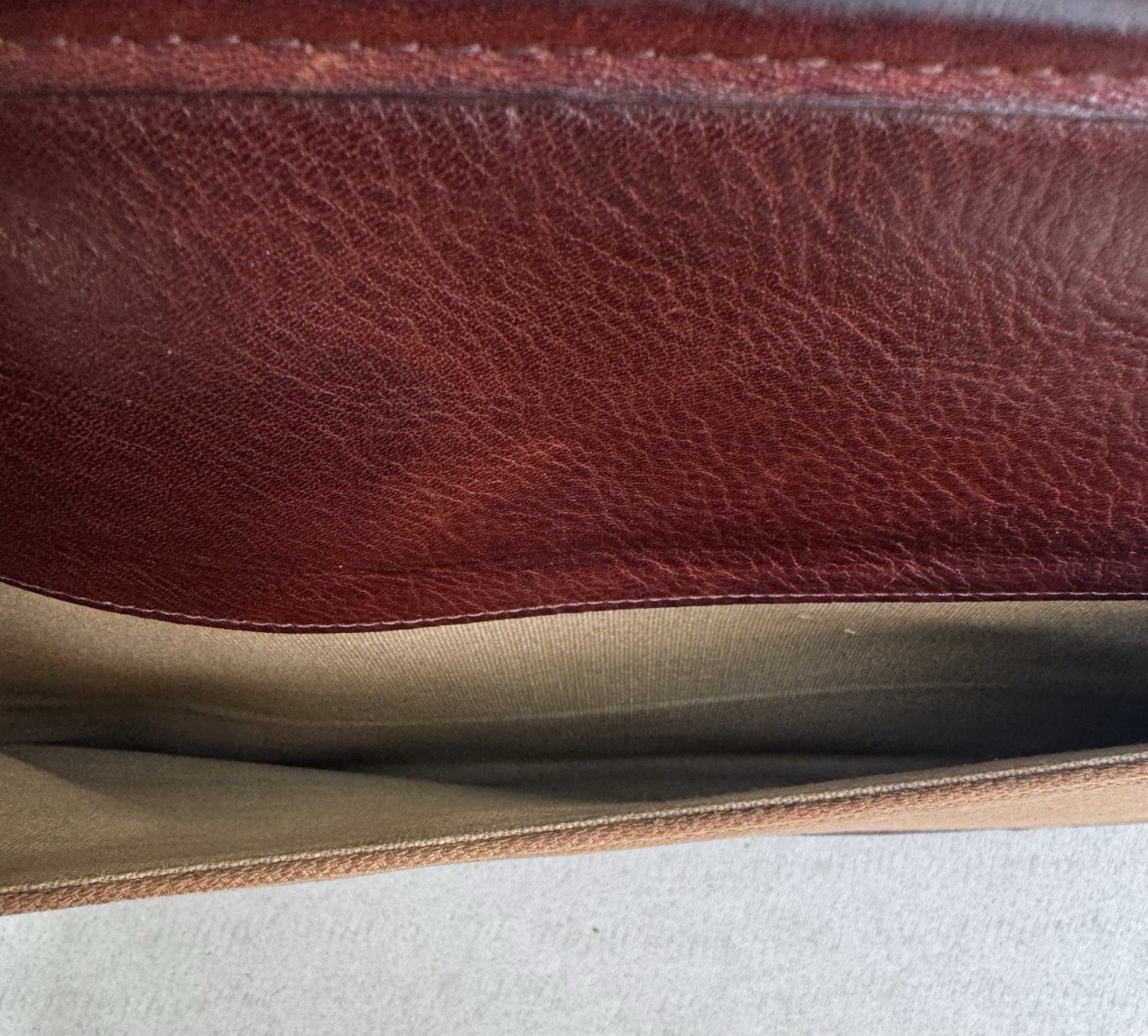 Vintage Duluth Trading Fire Hose Canvas & Leather Padfolio/Portfolio 13.5″ x 10″