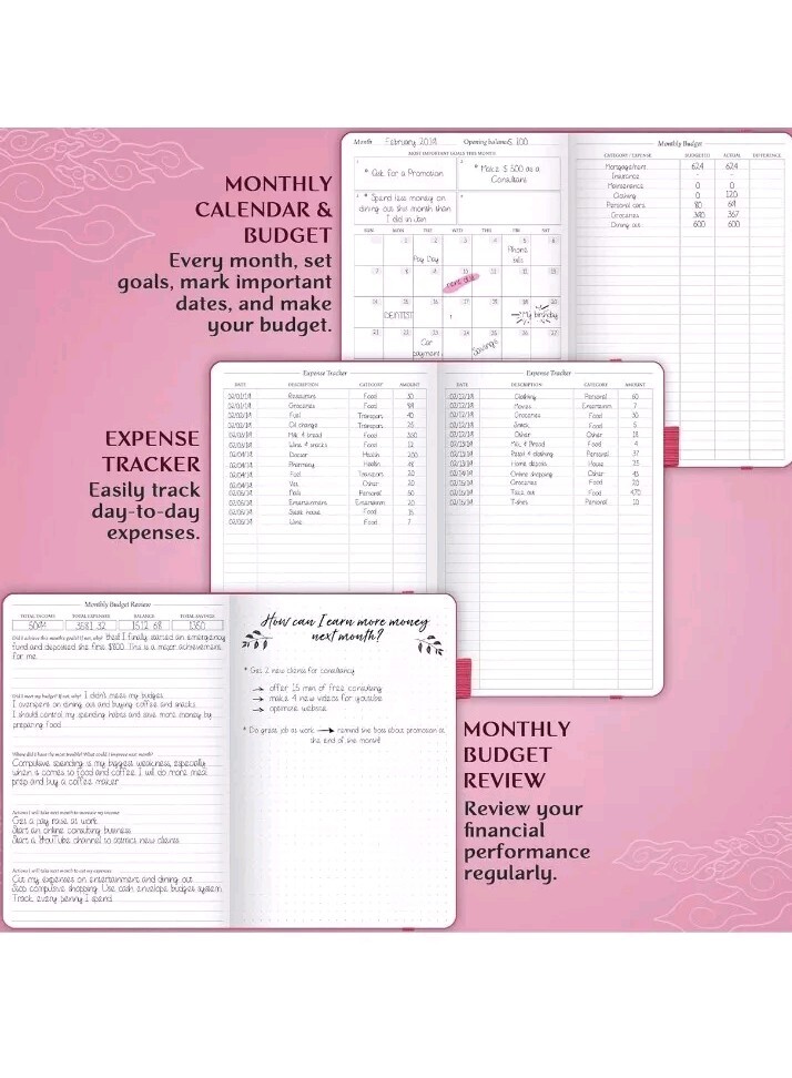 Legend Budget Planner – Undated Financial Planner Organizer & Budget Book
