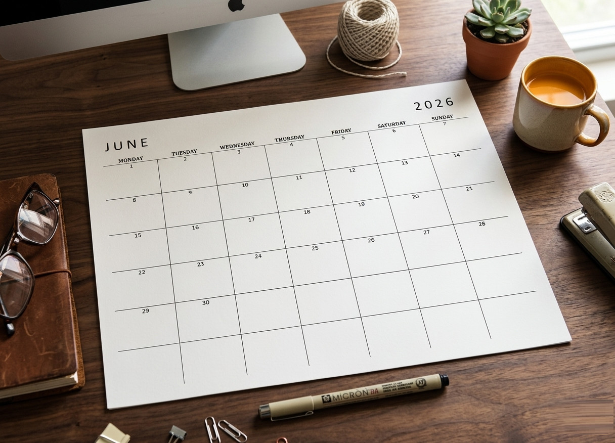 3.99 *ON SALE* 2026 Calendar Printable Landscape,Monthly Planner DOWNLOAD PDF v6
