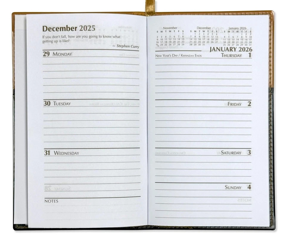 2026 Pocket Weekly Calendar, 2026 Weekly Planner, Agenda Organizer with Notepad