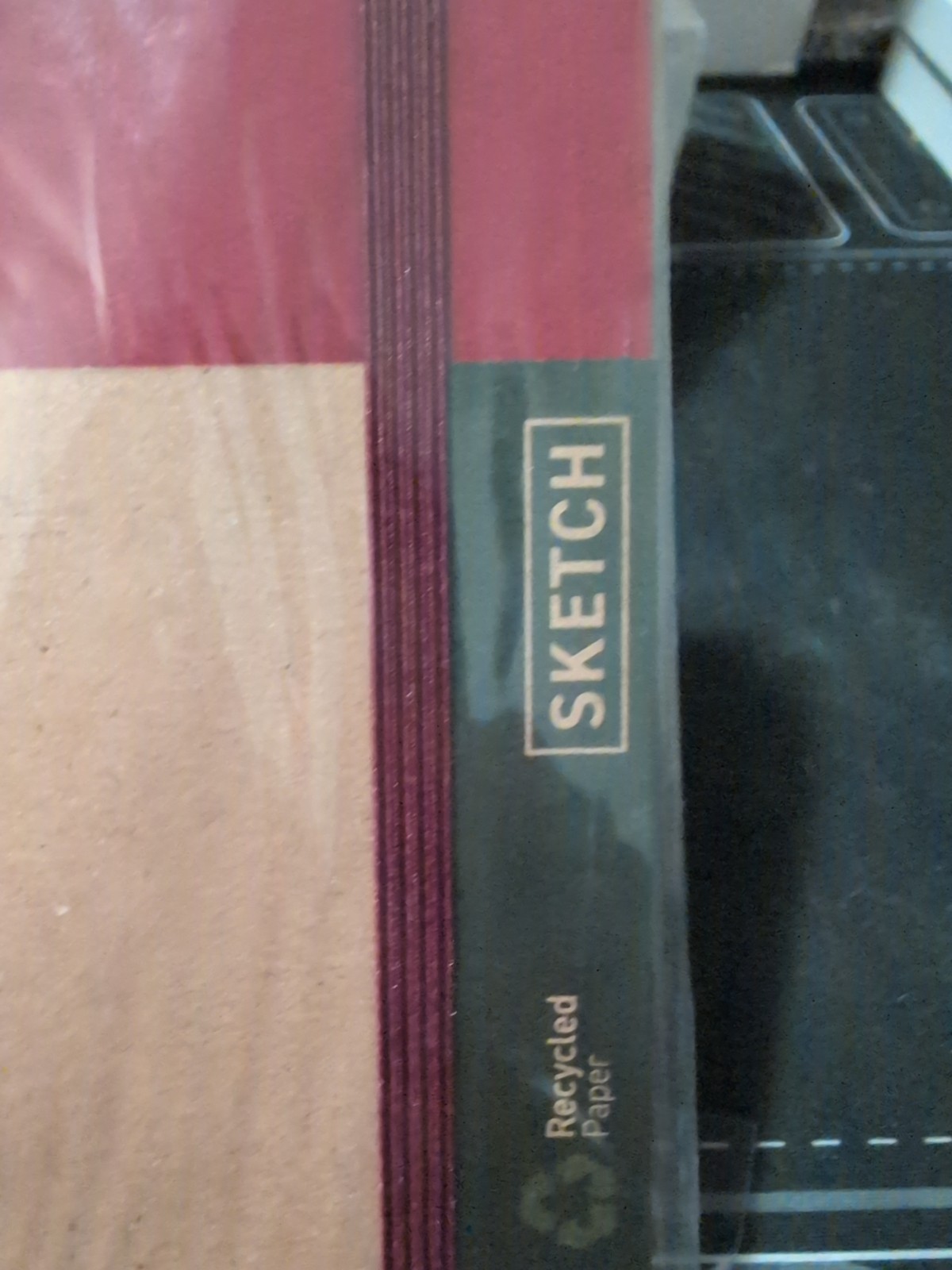 6″ x 8″ Pocket Sketchbook Traveler Journal 160 Pages Burgundy Brand New Sealed