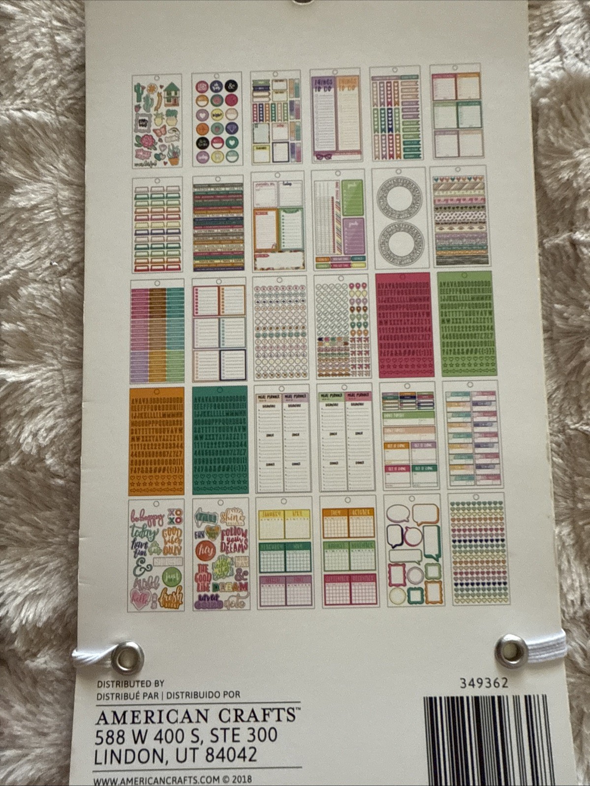The Happy Planner Sticker Books LOT OF 3 Some Missing a Few Stickers