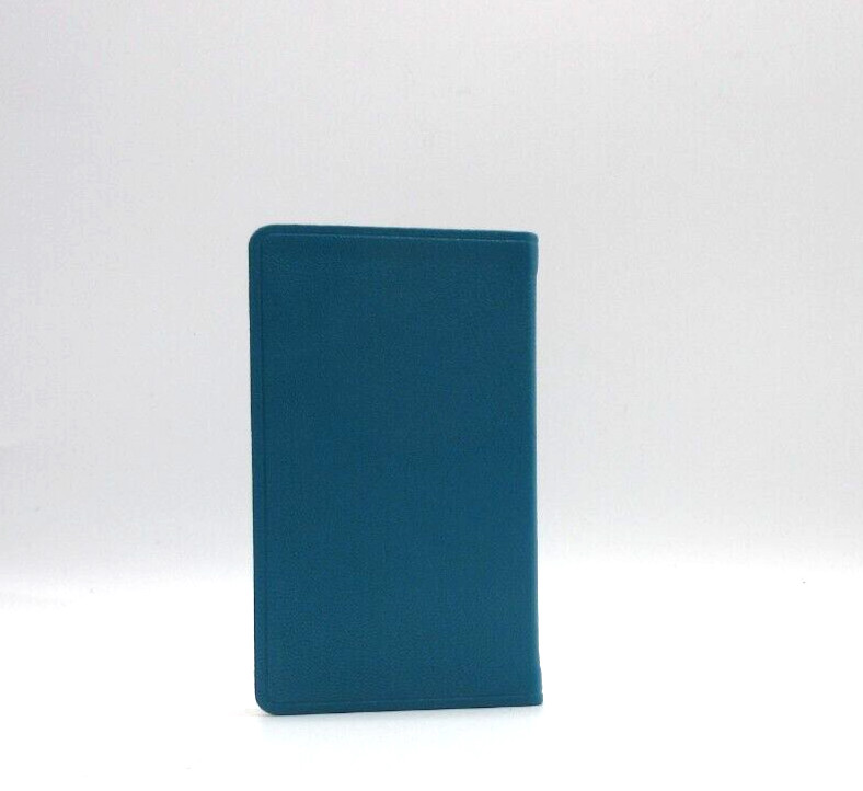 Address Book Pocket Size 3×5″ Leather Soft Cover Graphic Image List$40 BLUE