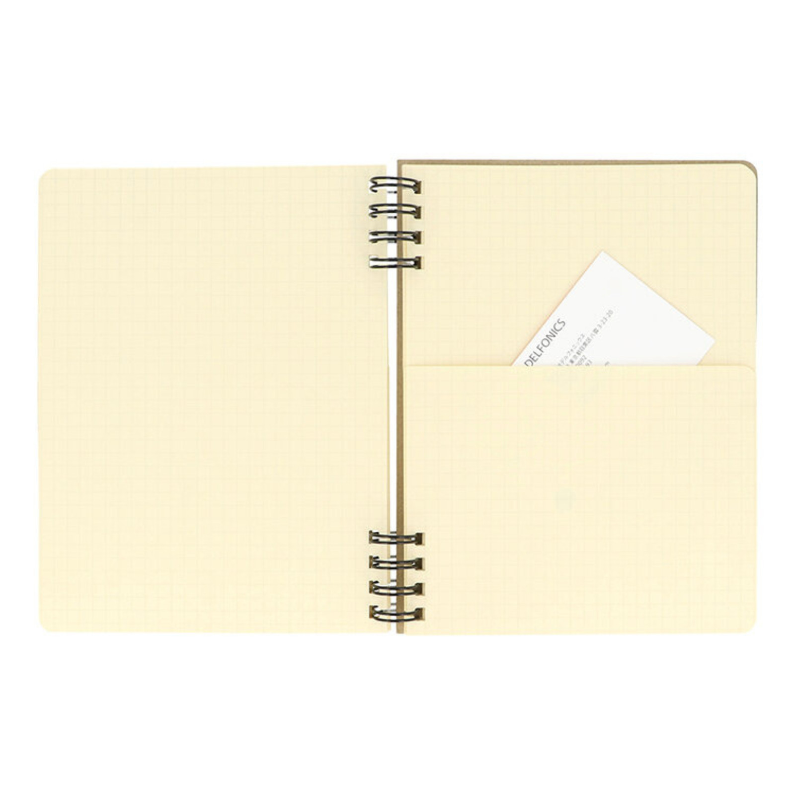 Delfonics Rollbahn Flexible Travel Pocket Memo Refills: 5-1/2 in. x 7 in. Cream
