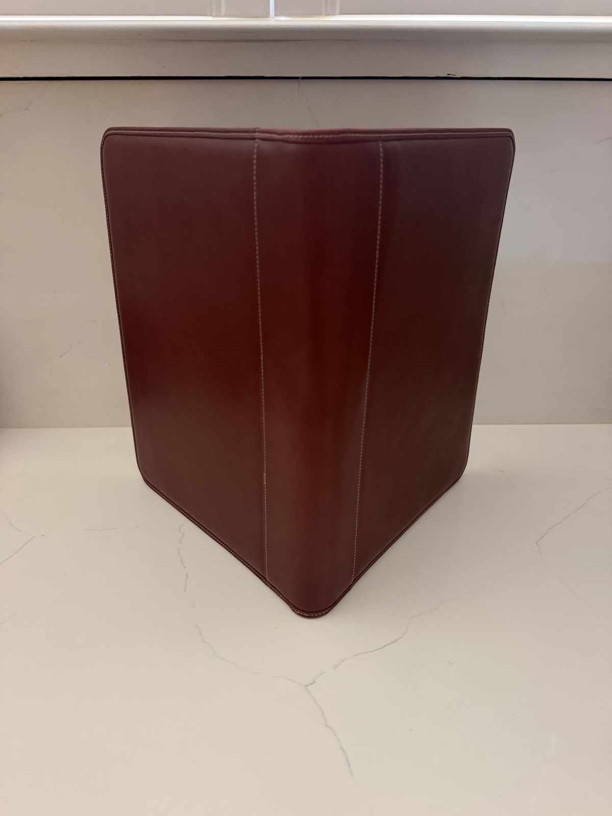 Vintage Coach Burgundy Leather Bi-fold Portfolio Notebook Organizer 12.5″ x 10″