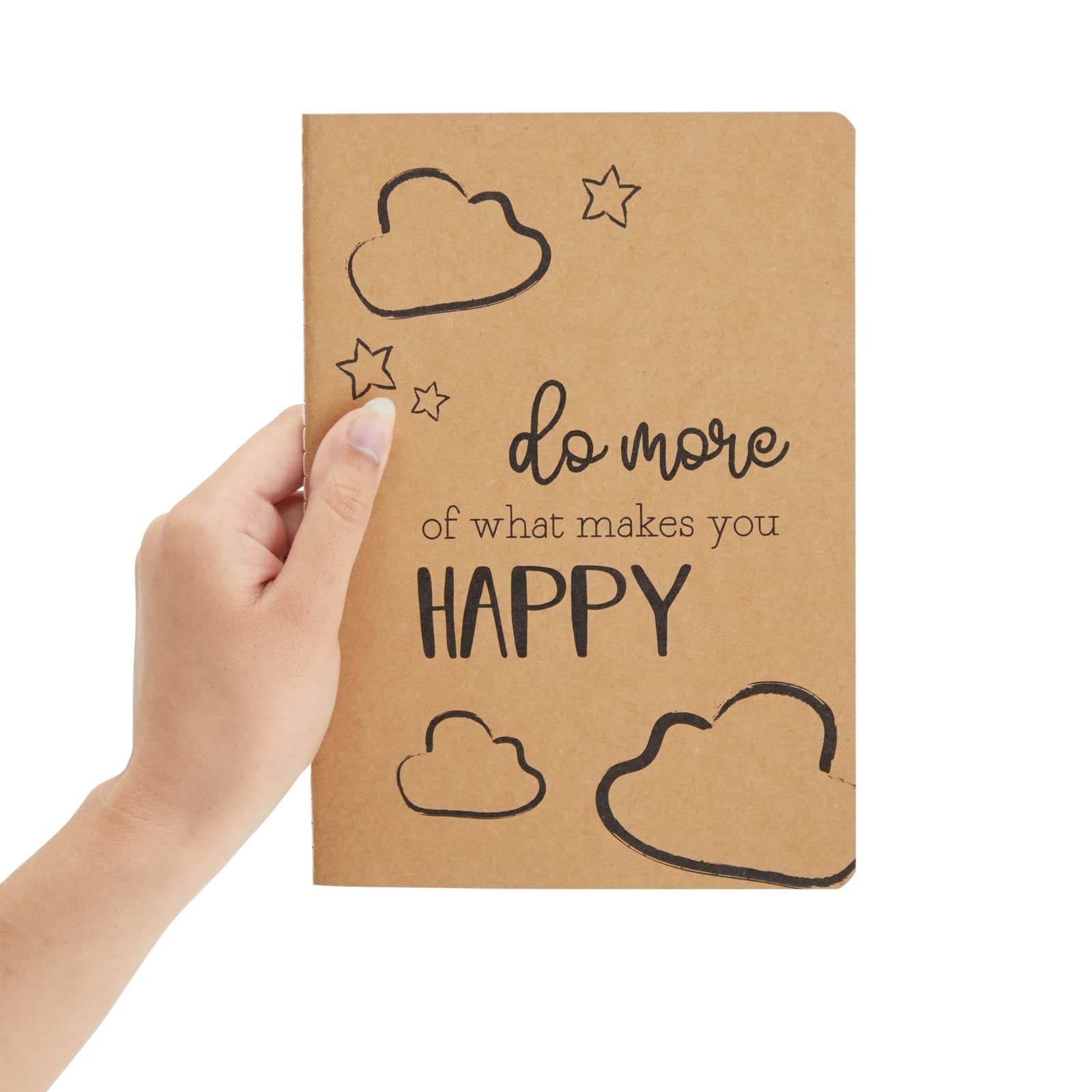 Paper Junkie Inspirational Notebooks Set – 8 Pack A5 (5.8 x 5-x-8-inch, white