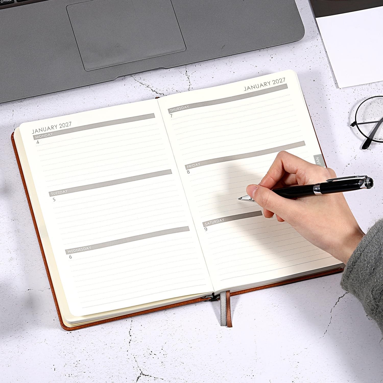 Monthly and Weekly Planning 2026-2027 with Eco-Friendly Material and Design