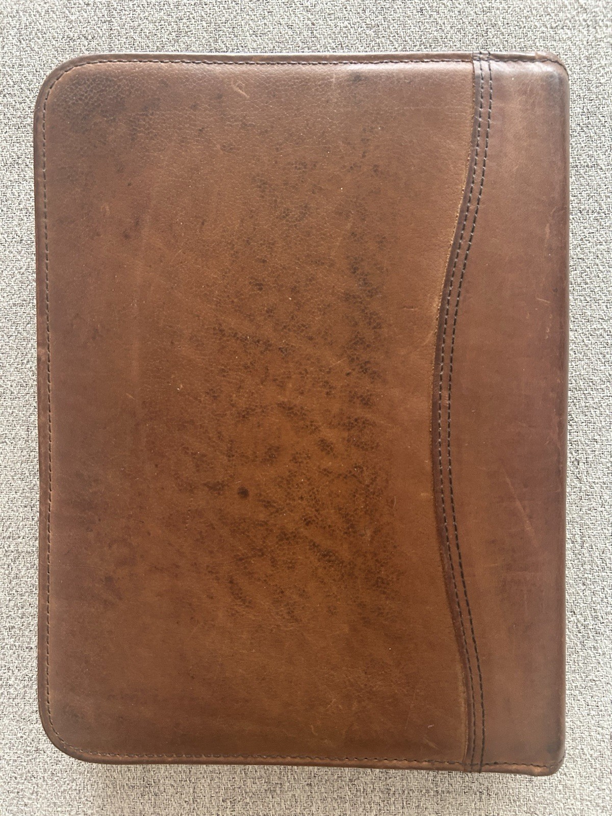 Vtg Franklin Covey Leather Planner 8×10 Zipper