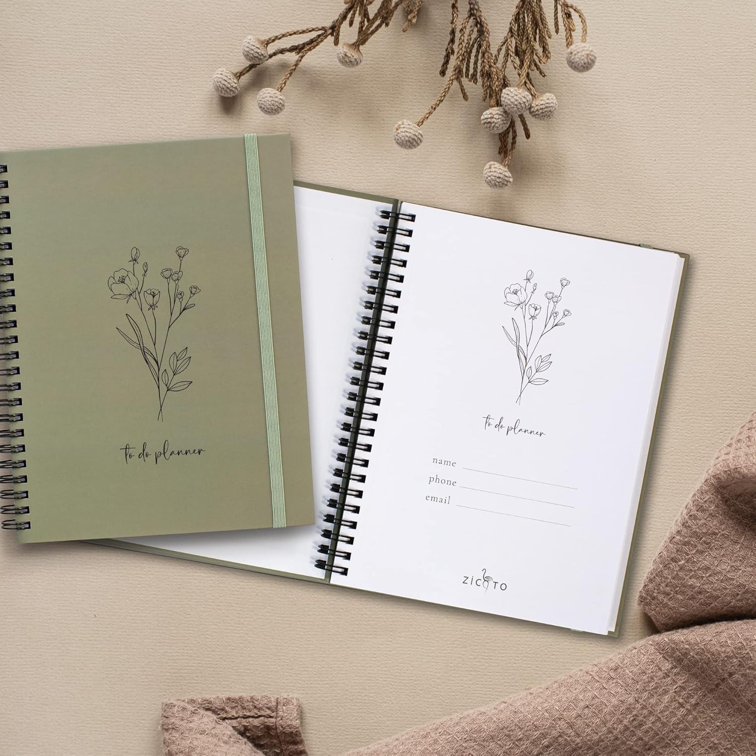 Beautiful To Do List Notebook – Aesthetic Daily Planner to Easily Organize Your