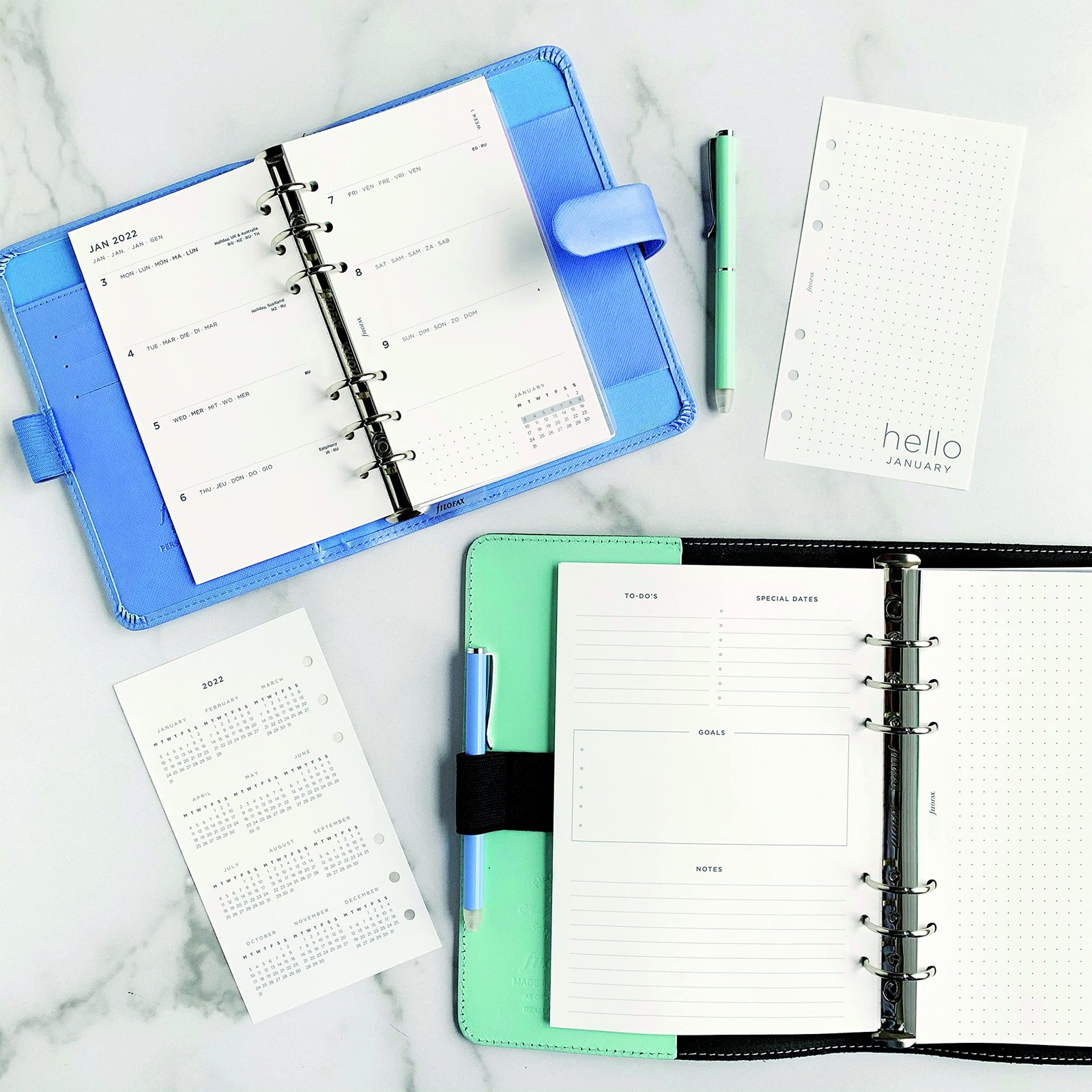 A5 Organizer Refill Project Management White Paper 8.26×5.82 Inch 56 Sheets