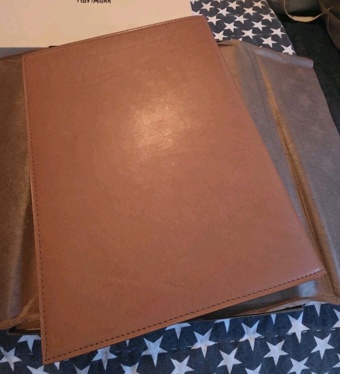 Hartmann Leather Letter Folio Organizer Large Model 4700 BELT EC9