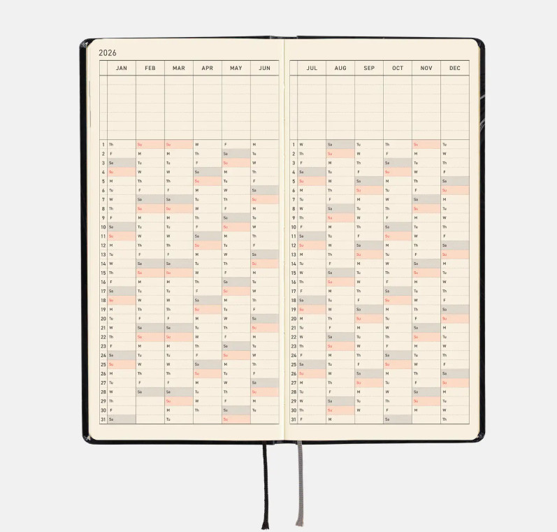 Hobonichi Weeks 2026 TOMIE JUNJI ITO Planner English version (No Underlay )