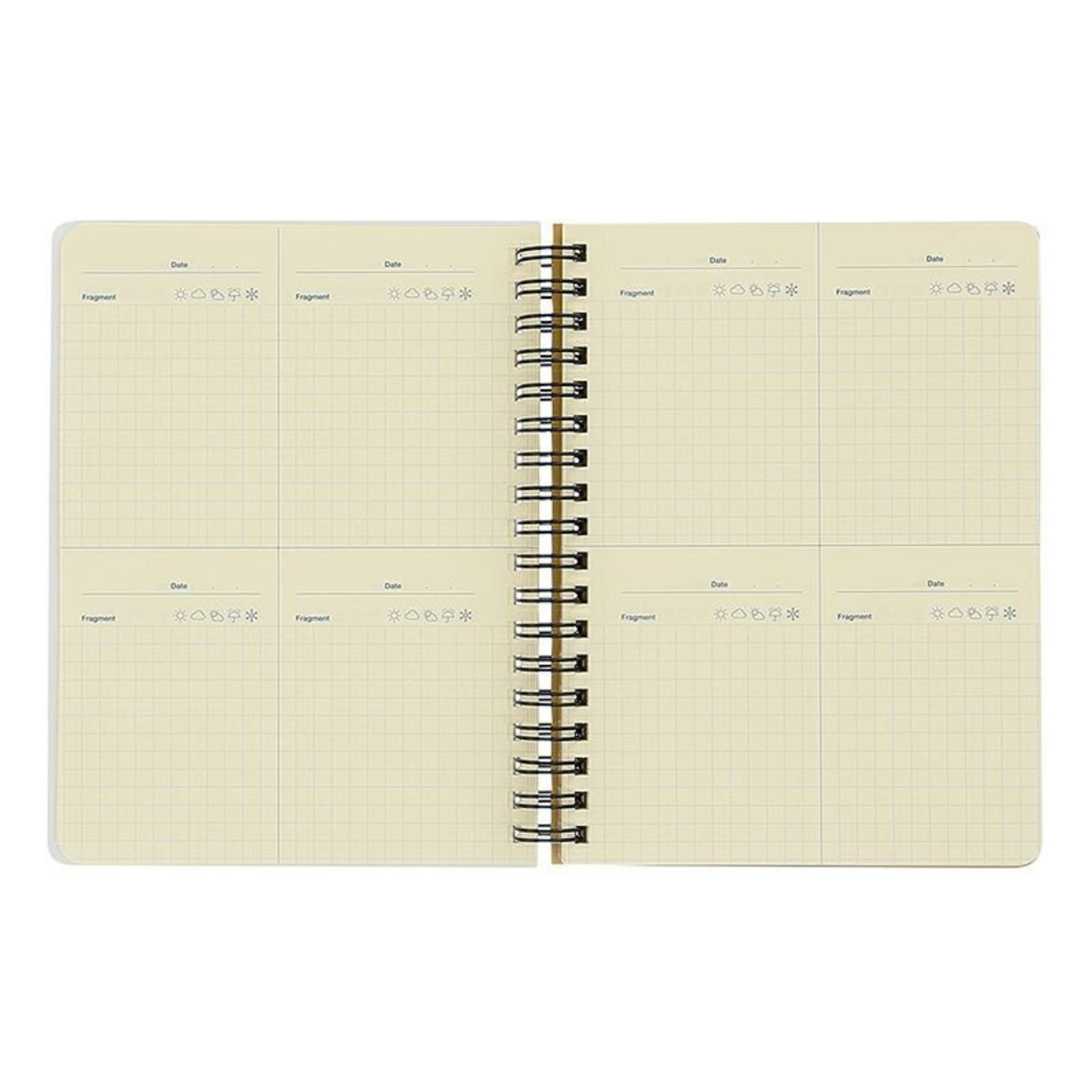 Delfonics Rollbahn Spiral Free Diary 365: 5-1/2 in. x 7 in. (Dark Blue) *B6 note
