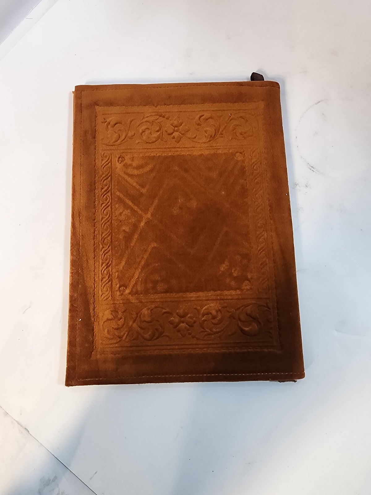 Vintage Velvet Notepad Covers with Ribbon Closure | Set of 2 | 6″ x 10″