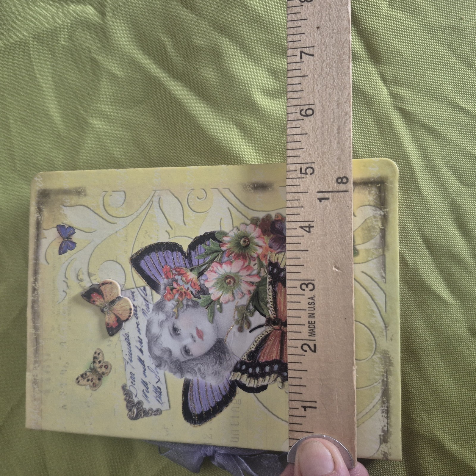 Hardcover 5×7 Butterfly Kraft Paper Blank Journal
