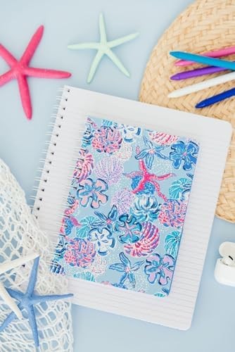 Lilly Pulitzer Hardcover Mini Spiral Notebook, 8.5″ x 6.5″ Small Journal with 16