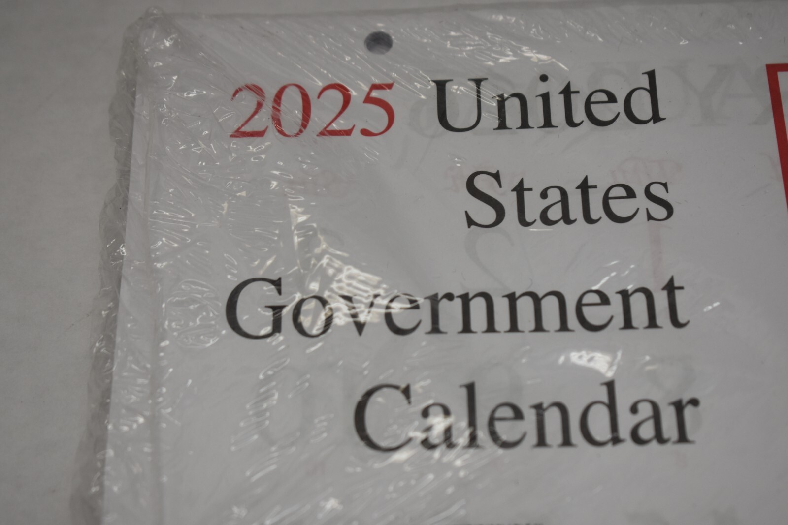 Unicor 2025 Fed Wall Calendar Individual Single Display 3 Month Calendar 2 Pack