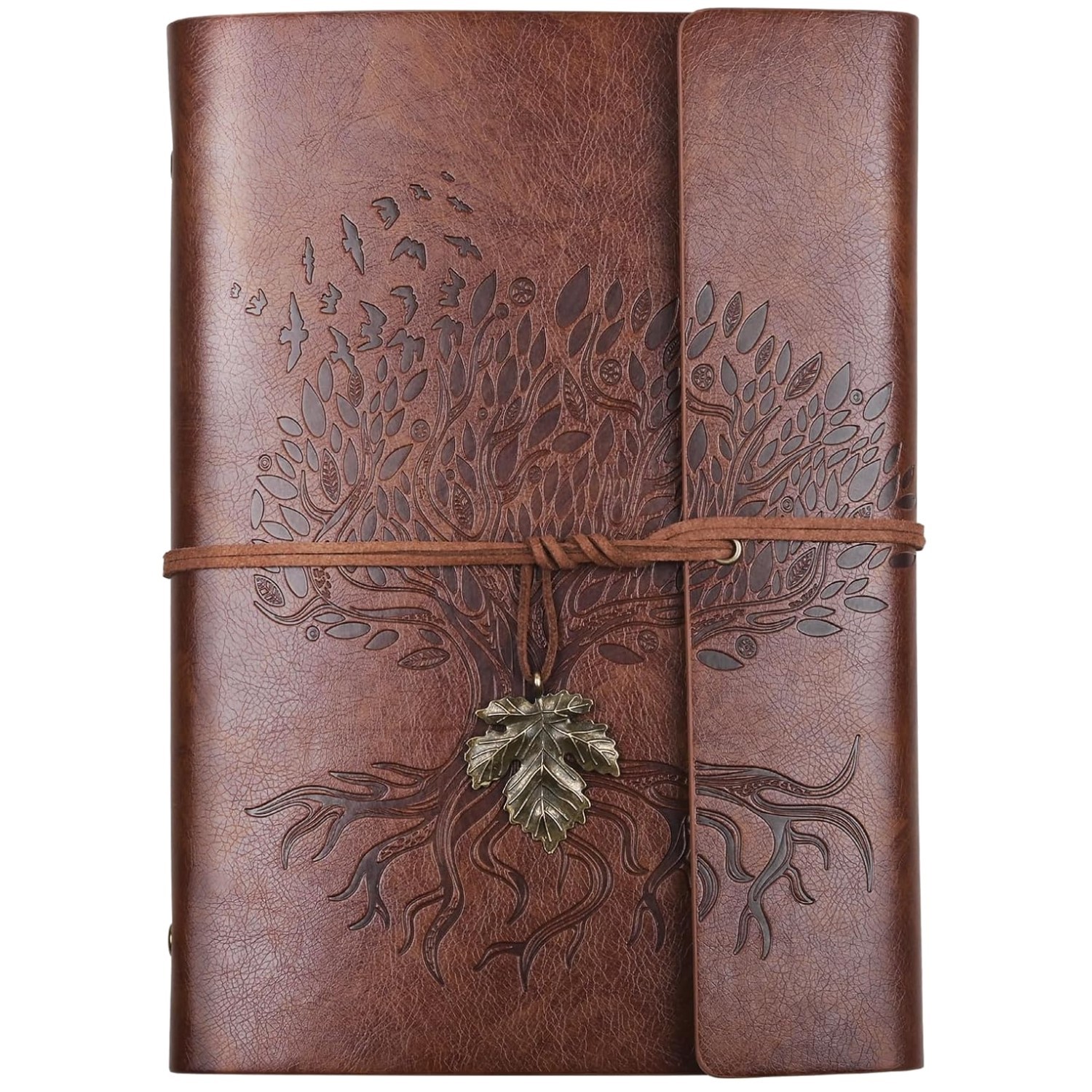 Refillable Leather Journal Notebook A5 – Vintage Style