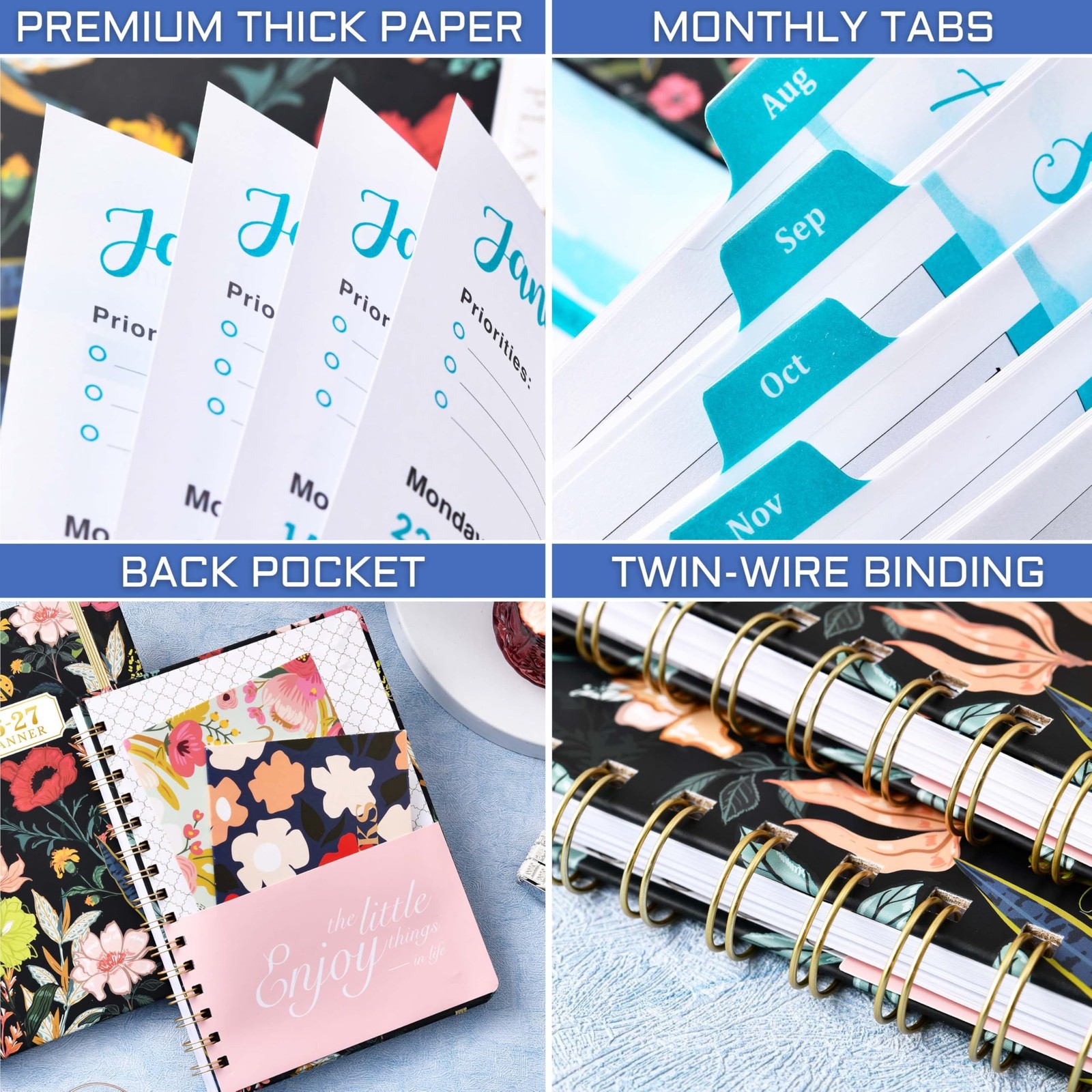 Planner 2026-2027 – 6.4″ x 8.5″, 2026-2027 Planner Weekly and Monthly, JUL.20…
