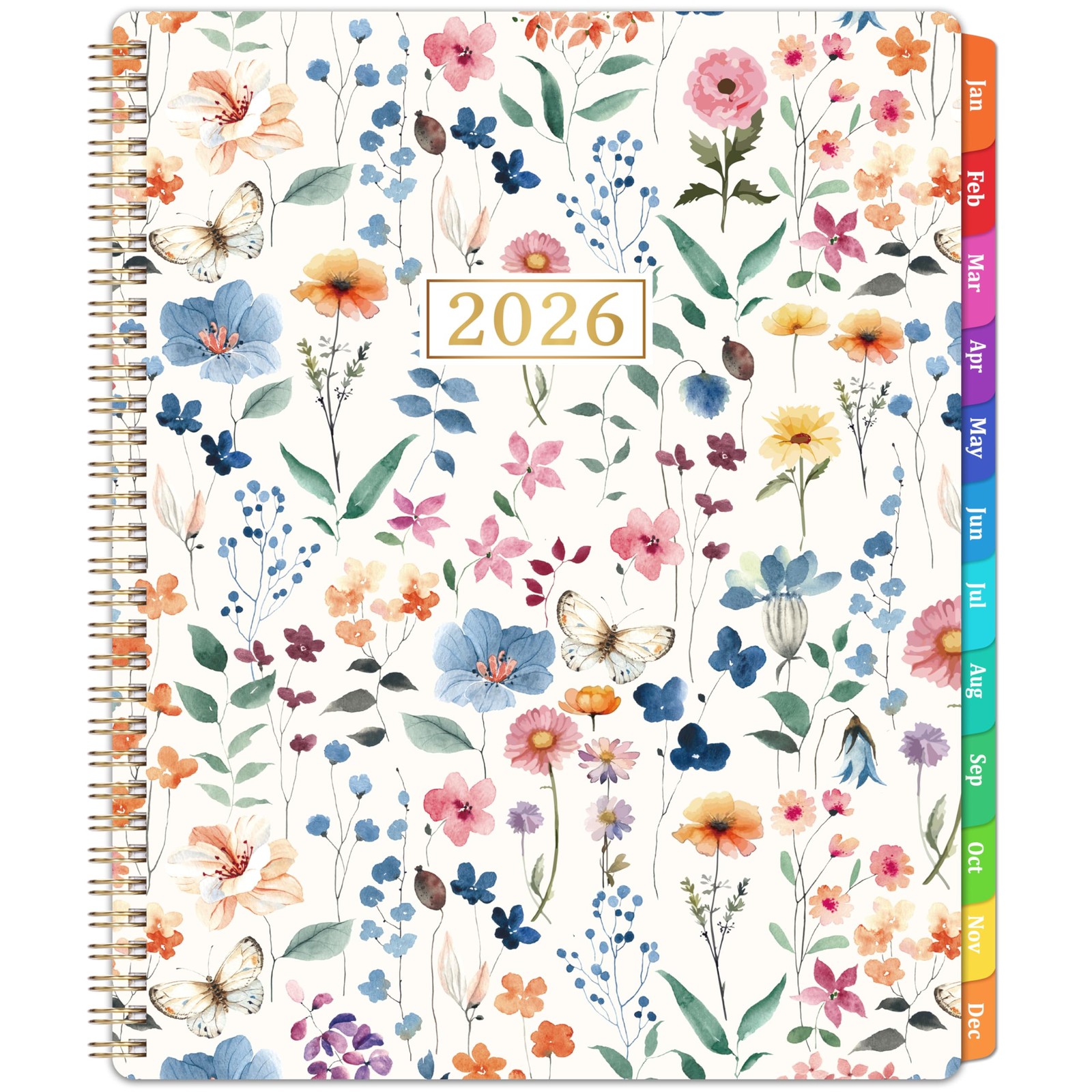 2026 Monthly Planner Twin-Wire Binding Calendar Planner, 11×8.5 Inch