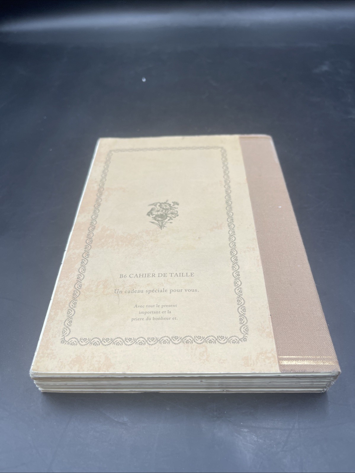 Time Concept Rough B6 Floral Notebook – 5″ x 7″, 144 Sheets – Old Book Vintag…