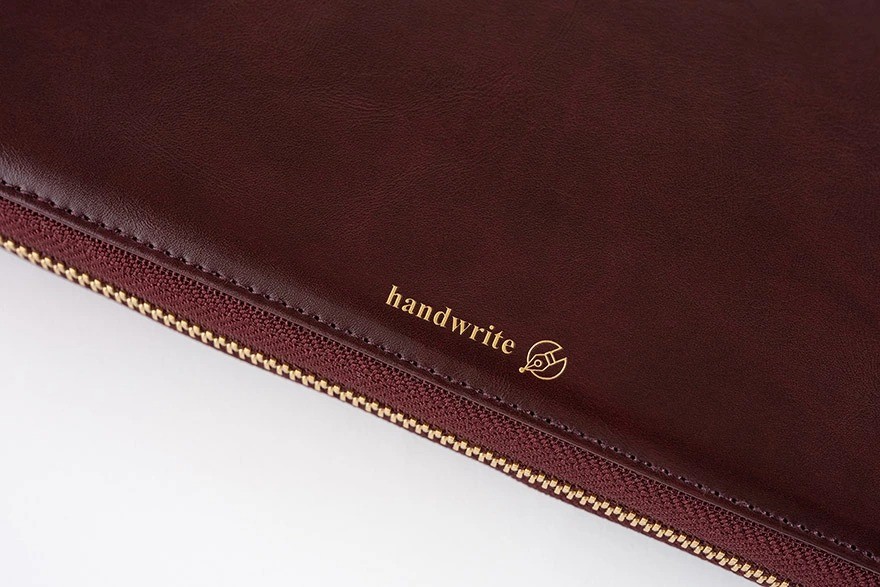 Hobonichi Techo Single Color Amarone A5 Cousin Zippers Cover Wine Red Japan