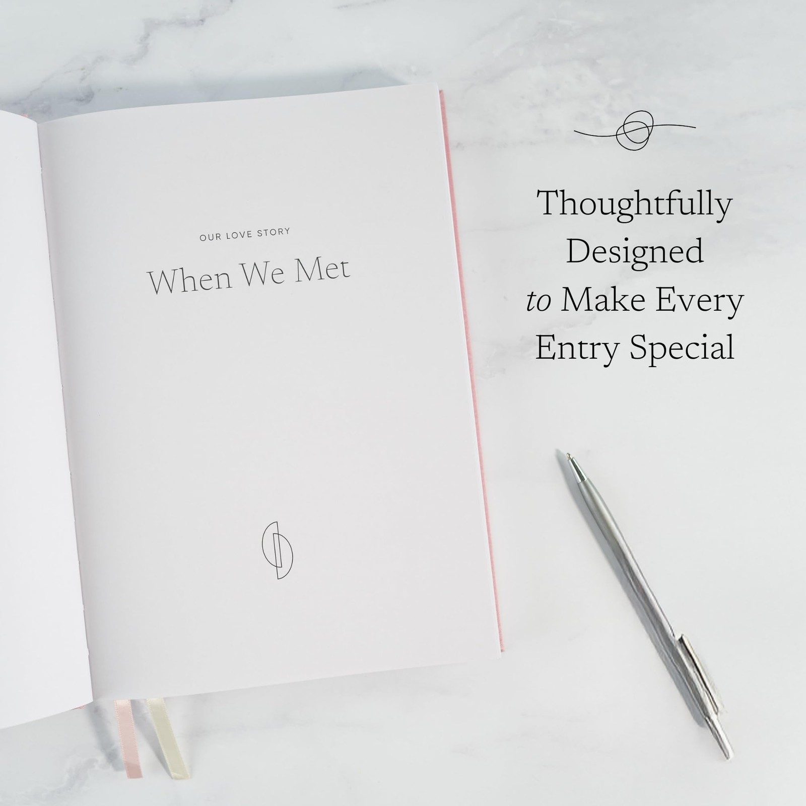 Our Love Story Anniversary Journal Wedding Memory Book Couple Scrapbook Gift