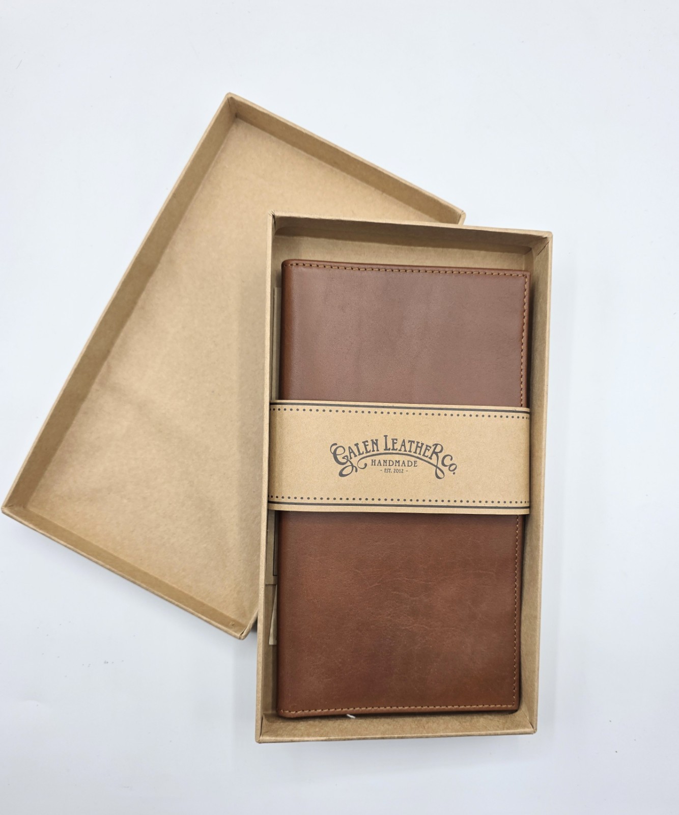 Galen Leather Wallet Insert for Standard-sized Travelers Notebook in Brown