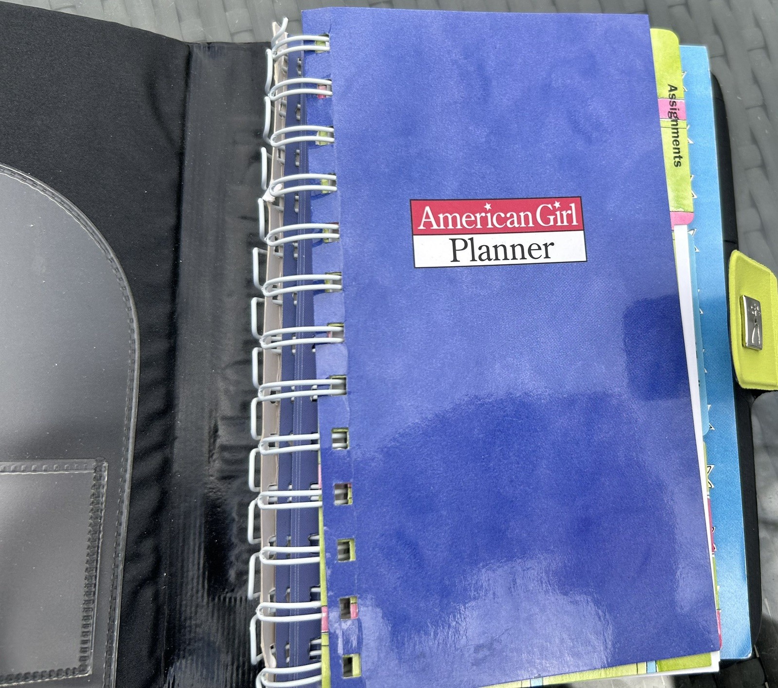 American Girl of Today Citrine Yellow Planner Vintage