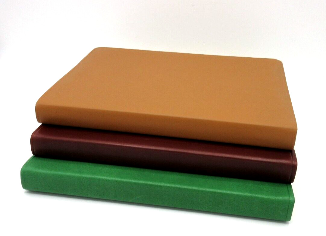 Journal 9″ Leather Softcover Graphic Image 224 UNLINED Pages NEW $105 TAN