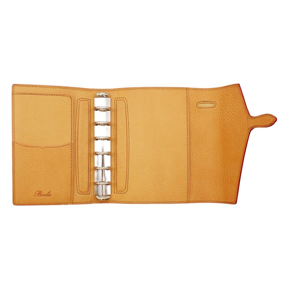 Breilio System Notebook Mini 6 Size Minerva Box Ring Diameter 20mm Belt Flap Nat