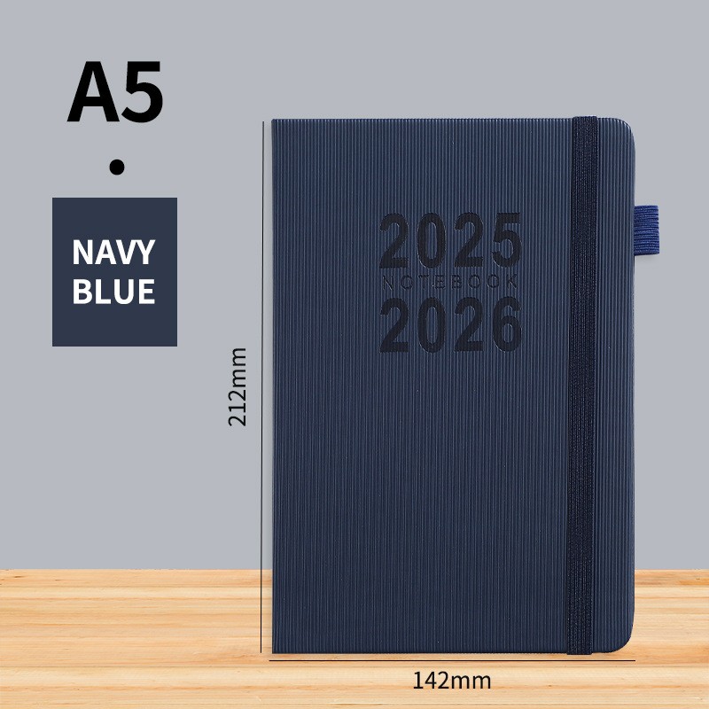 2025-2026 Daily Planner Book English Version Time Management Birthday Gift