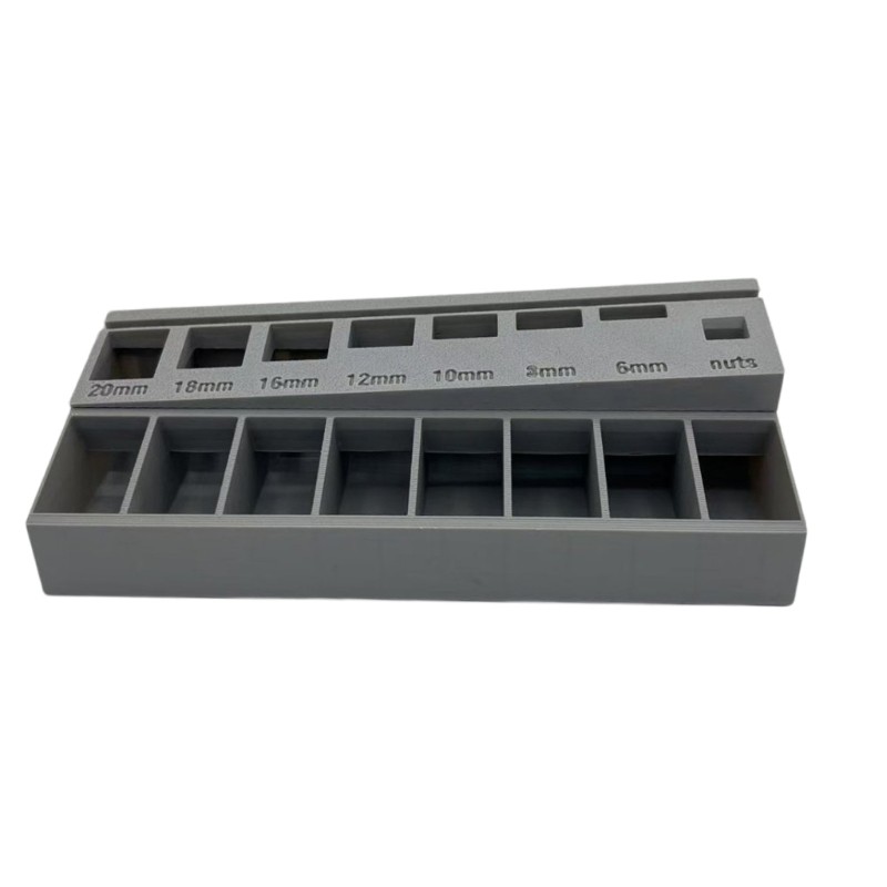Dense Hardware Sorting Case Permanent Polyethylene Construction For Bolts Screws