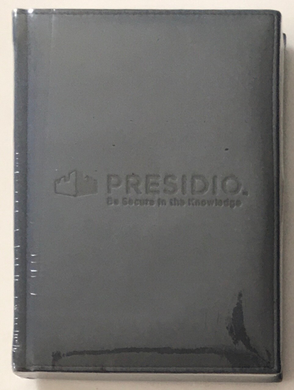 Presidio Journal Book – Be Secure In The Knowledge 7.25×5.5 (black) – New Sealed