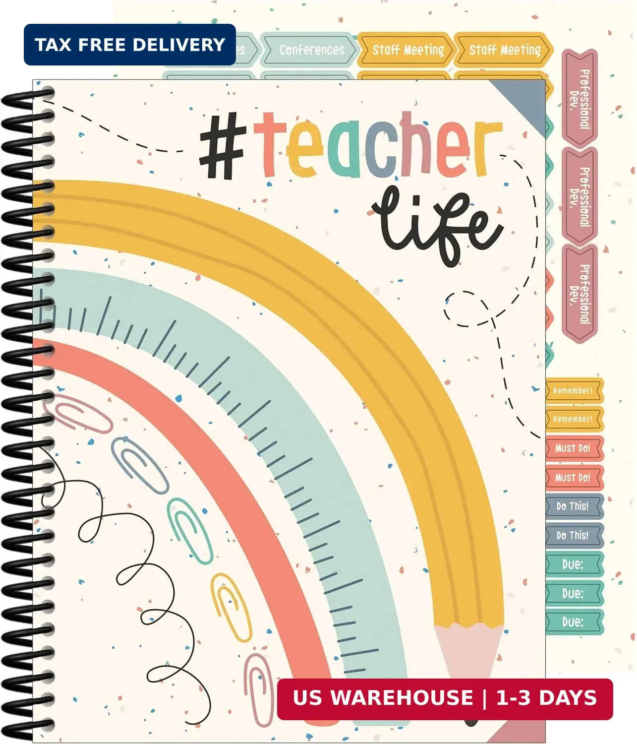 Carson Dellosa We Belong Teacher Planner 2026-2027, Undated 8″ x 11″ Lesson Plan